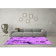 thumbnail image 3 of Ahgly Company Indoor Round Abstract Pink Modern Area Rugs, 8' Round, 3 of 4