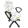 thumbnail image 1 of Pastel Office Chair Slipcover, Abstract Art Geometric in Pastel Colored Design Modern Art Print, Protective Stretch Decorative Fabric Cover, Standard Size, Seafoam Lime Green, by Ambesonne, 1 of 5