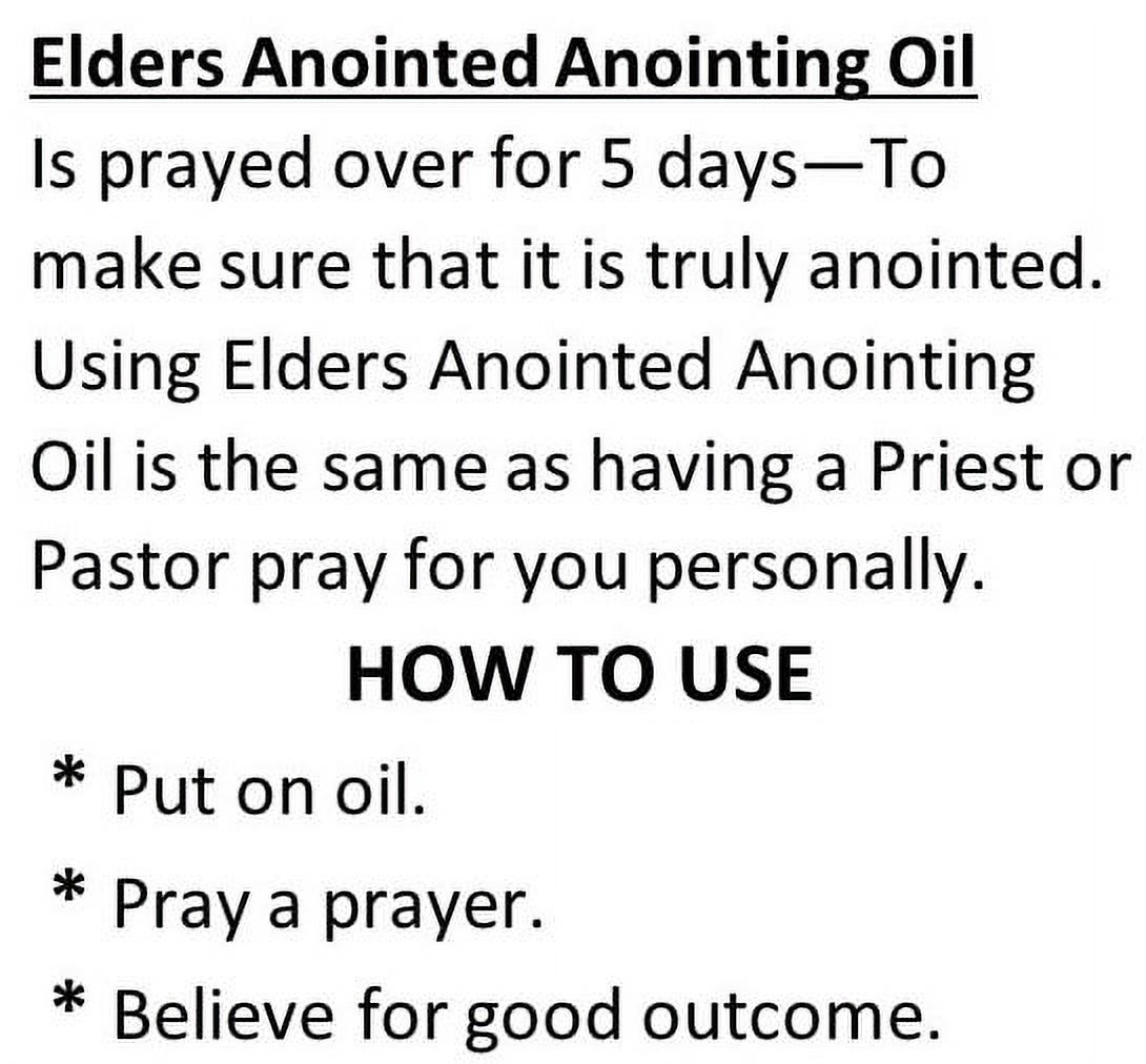 ELDERS Anointing Prayer Oil - Small 1/8 fl. oz. Unscented 