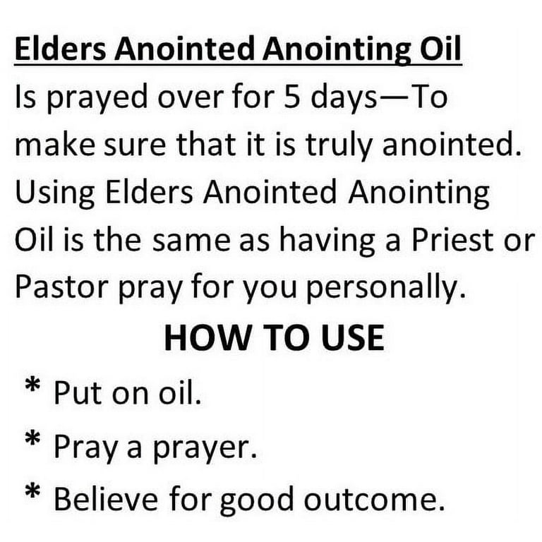 ELDERS Anointing Prayer Oil - Small 1/8 fl. oz. Unscented 