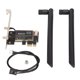 thumbnail image 1 of Tarjeta inalámbrica de banda dual 802.11a/b/g/n/ac/ax Adaptador de red Gigabit PCIE Accesorios para computadora de escritorio, 1 of 10