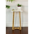 thumbnail image 5 of Eccostyle Solid Bamboo Frame Square Plant Stand - White, 5 of 6