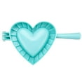 thumbnail image 3 of Windfall Heart Butterfly DIY Plastic Heart Butterfly Dumpling Maker Portable Kitchen Mold Clips, 3 of 7