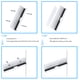 thumbnail image 2 of Soporte Pared para Y Tableta 2 Uds. IPad/iPhone 15 14/Samsung() Color Blanco, 2 of 9
