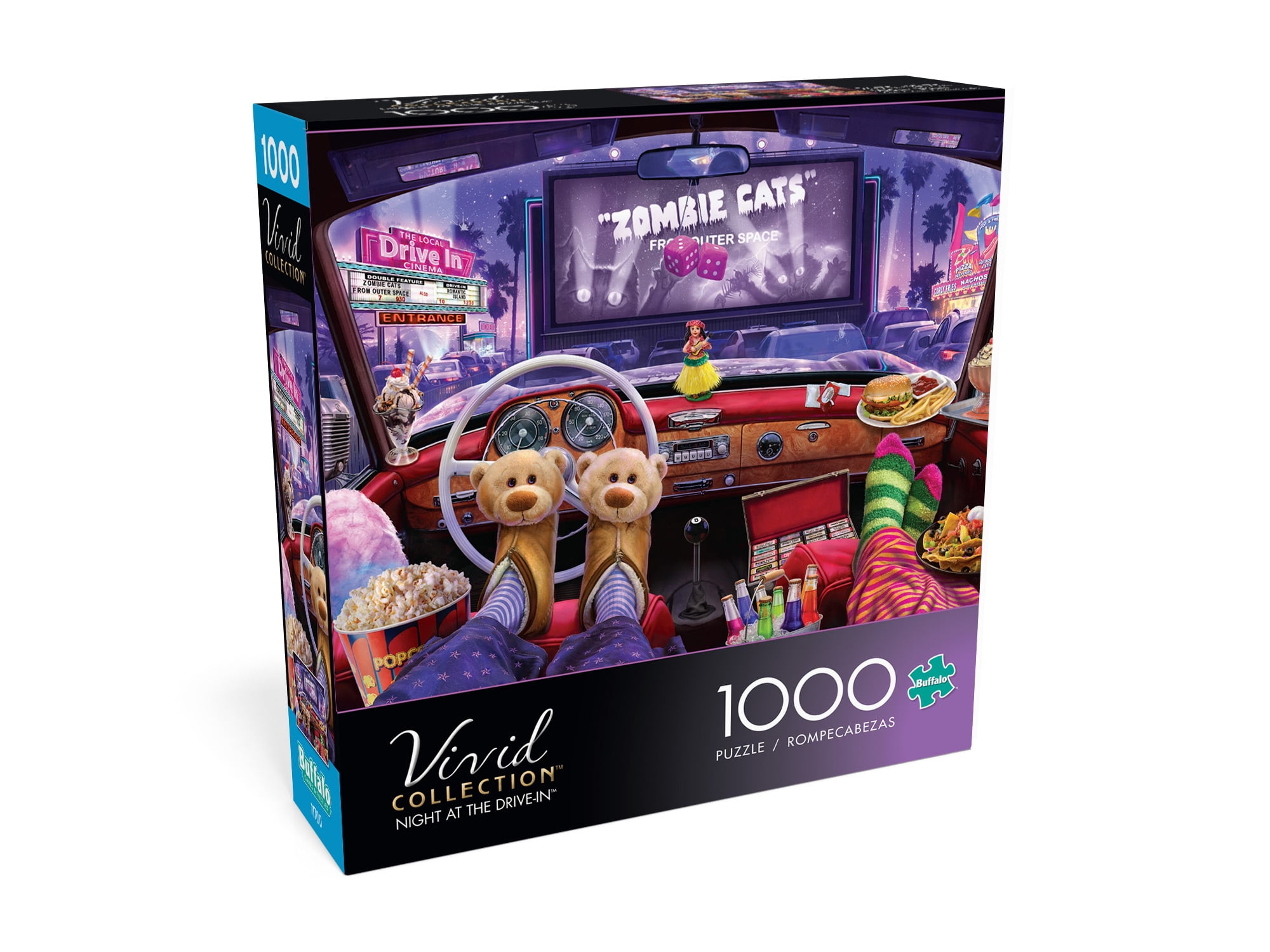 Buffalo Games - Vivid Collection - Night at the Drive-in