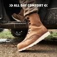 thumbnail image 4 of Bota de trabajo BRUNT Marin Soft Toe impermeable para hombre, color marrón 10.5US, 4 of 7