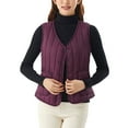 thumbnail image 2 of LSLJS Mode Femmes Veste Chaude Hiver Décontractée Sans Manches Haut Polyvalent, Gilets d'Extérieur pour Femmes, 2 of 6