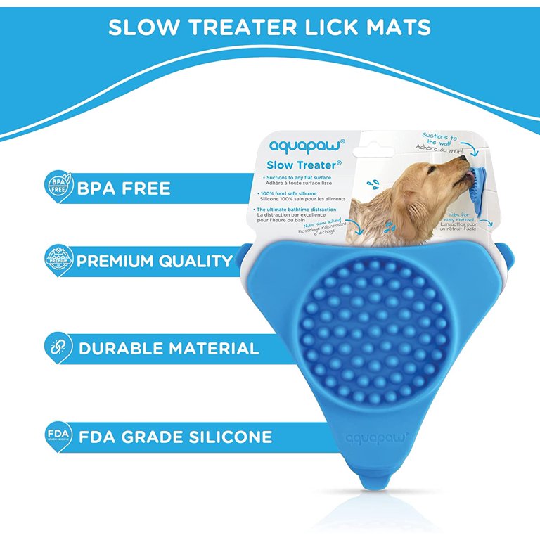 Dropship 2pcs Dog Lick Pad Pet Shower Grooming Slow Feeder Dog Distraction  Mat Slow Treat Dispensing Mat With Powerful Suction Cats Slow Feeder Li to  Sell Online at a Lower Price
