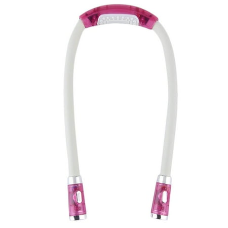 Led Adjustable Night Light - Coolmade LED Light, Pink Unique Flexible Adjustable 4 Modes LED Handsfree Reading Book Night Neck Hug Light Read Night Light Lamp