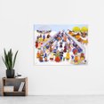 thumbnail image 2 of Robbins Russian Country Fair 1944 Painting Extra Large XL Wall Art Poster Print, 2 of 3