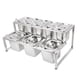 thumbnail image 5 of Soporte inclinado para encimera, soporte organizador de mermelada Soporte organizador desmontable de acero inoxidable Soporte para especias de acero inoxidable Máxima confiabilidad, 5 of 8