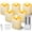 Drip (12 Pack,Rechargeable), variant on Homemory Flameless Votive Candles with Timer, 2" x 2" Real Wax, 400+Hour Realistic Black Wick Battery Operated Candles, Set of 6 for Wedding, Party and Holiday Decoration (Battery Included)