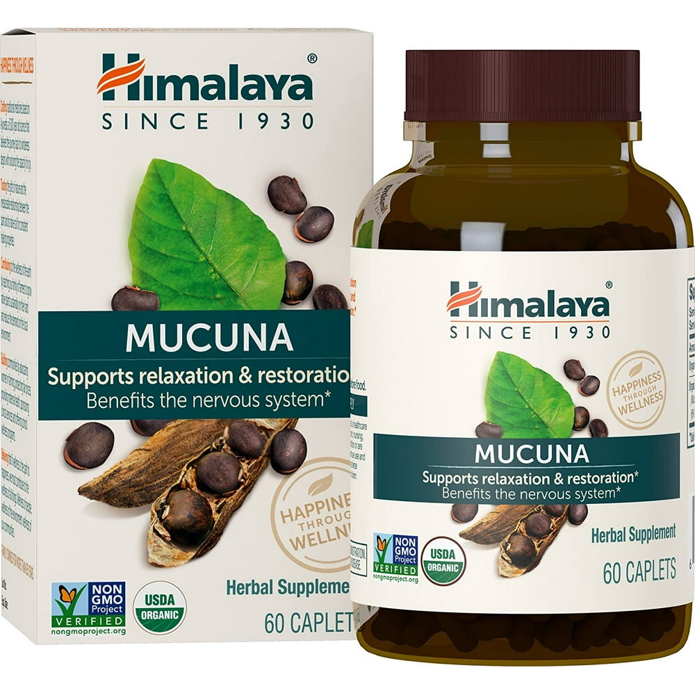 Himalaya Organic Mucuna Pruriens / Kapikachhu for Stress & Anxiety ...