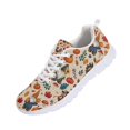 thumbnail image 5 of Chririnla Mesh Running Shoes for Jogging, Lace-up Soft Sports Tennis Shoes for Men, Pumpkin, 5 of 11