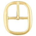 thumbnail image 2 of 16 Pack 1 In. Hilason Westen Solid Brass Center Bar Belt Buckle, 2 of 2
