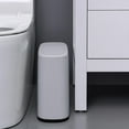 thumbnail image 4 of Abbracc Double Barrel Trash Sorting Bins Organizer Basket Gray, 4 of 9