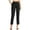 Black, variant on ZZwxWA Palazzo Pants for Women 2PCS Solid Elastic Waist Pocket Cropped Pants Casual Stretchy Stylish Pants for Spring Summer Women's Clothing up to 65% Off