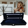 thumbnail image 1 of 4/4 Violin Case, Black Violin Protection Case Large Space Built In Hygrometer  For Musical Instrument Storage, 1 of 8