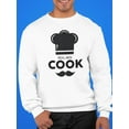 thumbnail image 2 of Real Men Cook Sweatshirt Men -SPIdeals Designs, Male Medium, 2 of 4