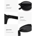 thumbnail image 4 of Gafas de sol SOJOS a la moda con lentes polarizados ovalados SJ2611 para mujeres y hombres, 4 of 5