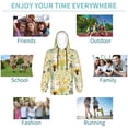 thumbnail image 5 of KLL Unisex Kids Boys Girls Hooded Pocket Pullover Hoodies-Animal Tree, 5 of 5
