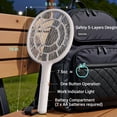 thumbnail image 7 of Electric Fly Swatter, Bug Zapper, Mosquito Zapper Racket | Gold Zone Voltage, Densest 3 mm Mesh, Apple-Like Weight - AA Battery Powered (not incl.) - Indoor & Outdoor Use with Pro Swat Tips, 7 of 7