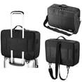 thumbnail image 6 of Byootique 16" 1200D Portable Travel Makeup Bag Cosmetic Artist Train Travel Case Organizer w/ Dividers & Strap Black, 6 of 12