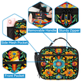 thumbnail image 3 of Herdesigns Colorful Mexican Floral Large Backpack Set with Lunch Box Lightweight Water Resistant Travel Laptop Backpacks Casual Daypacks for Women Men, 3 of 8