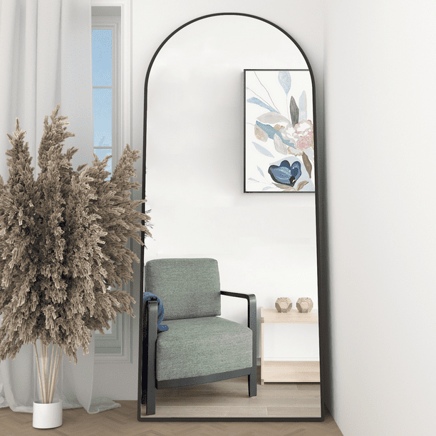 CISTEROMAN Arched Mirror 65"x22" Full Length Arch Floor Mirror Full