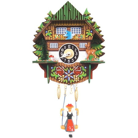 black forest mountain chalet cuckoo clock walmart com