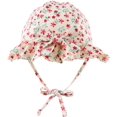 thumbnail image 2 of Bow Baby Girls Summer Hat Flower Toddler Girls Sun Hat Cotton Breathable Infant Hat, 2 of 5