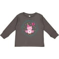thumbnail image 3 of Inktastic 2nd Birthday Owl I'm Two Years Old Girls Girls Long Sleeve Toddler T-Shirt, 3 of 5