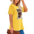 thumbnail image 2 of Anbech RODEO Plus Size T-Shirts for Women Graphic Cowboy Print Vintage Short Sleeves T-Shirt with Round Neck, 2 of 3