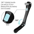 thumbnail image 5 of Men Electric Back Hair Shaver Depilation Manual Cordless Foldable Body Hair Trimmer Hair Removal Tool Shower, 5 of 5