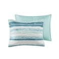 thumbnail image 4 of 6 Piece Printed Quilt Set with Throw Pillows Aqua King/Cal King, 4 of 13