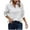 White, variant on Lmnyox Women's Fall Shirts Long Sleeve V Neck Ribbed Blouse Loose Casual Business Work Collar Tunic Tops