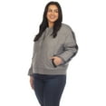 thumbnail image 2 of White Mark Blouson Bombardier Matelassé pour Femme, 2 of 7