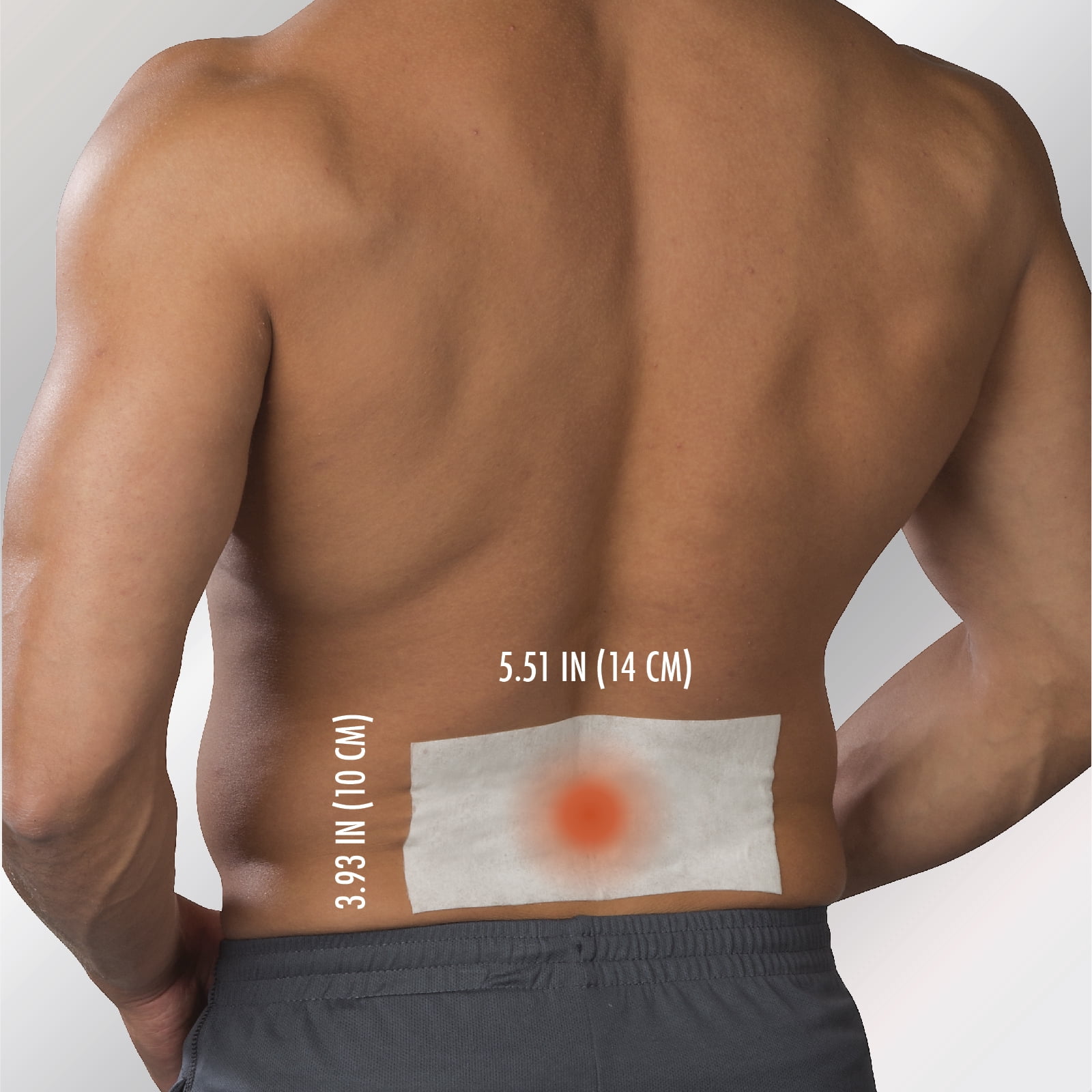 Thera|Care Maximum Strength OTC Pain Relief Patch | 4% Lidocaine Patch | 3.9” x 5.5” | 6-Count Box