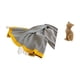 thumbnail image 5 of Manta de punto con diseño de gato a rayas, escultura de animal suave y cálida, figura de granja, decoración del hogar para dormitorio, sofá, cama, sil, 5 of 8