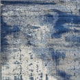 thumbnail image 4 of 3' x 5' Ice Blue Abstract Brushstrokes Area Rug, 4 of 11