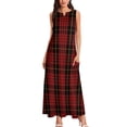 thumbnail image 3 of Clan Mac Tartan Long Dress Bride dresses dresses for wom02 luxury designer party Dress, 3 of 7