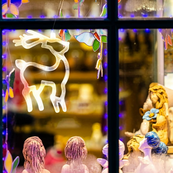 ULTNICE Indoor Lights Decor Christmas Lights Acrylic Battery Operated for Home Users 1Pack