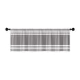 thumbnail image 2 of Striped Rod Pocket Kitchen Curtains,Grey White Tier and Valance Curtains,Light Filtering Short Window Treatments for Bathroom,Bedroom,Living Room and Cafe, 2 of 5