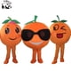 thumbnail image 2 of Disfraz de mascota de dibujos animados de fruta naranja, disfraz de Cosplay de Halloween, lindo conjunto de actuación de personaje de fruta, 2 of 4