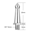 thumbnail image 1 of Picos de Acero Inoxidable Akozon Adaptador de Tornillo Macho de 3/8' Plata Acero inoxidable, 1 of 6