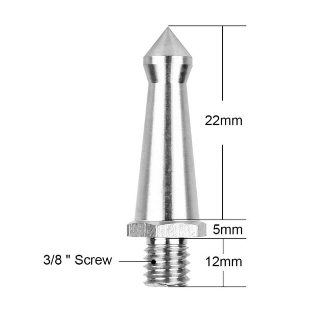 Picos de Acero Inoxidable Akozon Adaptador de Tornillo Macho de 3/8' Plata Acero inoxidable