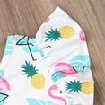 thumbnail image 6 of Aunavey Toddler Baby Girls Summer Shorts Set Flamingo Shirts Top Short Jeans Pants Clothes Outfits, 6 of 6