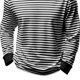 thumbnail image 5 of Camisa de Manga Larga de Ajuste Seco de los Hombres Impresión de Moda Blusa de Suéter de Cuello Redondo para las Mujeres con Costillas de Manga Larga, 5 of 6