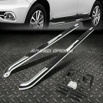 Nuvision for 13-20 Nissan Pathfinder Chrome Stainless 3" Side Step Nerf Bar Running Board