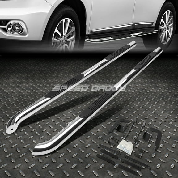 Nuvision for 13-20 Nissan Pathfinder Chrome Stainless 3" Side Step Nerf Bar Running Board